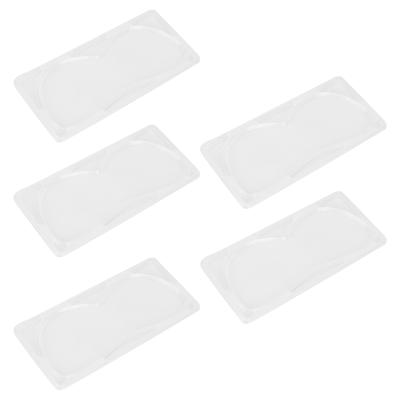 5Pcs Transparent Eye Mask Mold Reusable Eye Patch Tray Portable Eye Pad Tray Tool for DIY
