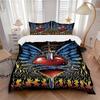 3pcs Bedding Set Heart Sword Includes 1 Comforter + 2 Pillowcases, Without Pillow Inserts, Soft Comfortable, Lightweight Breathable071