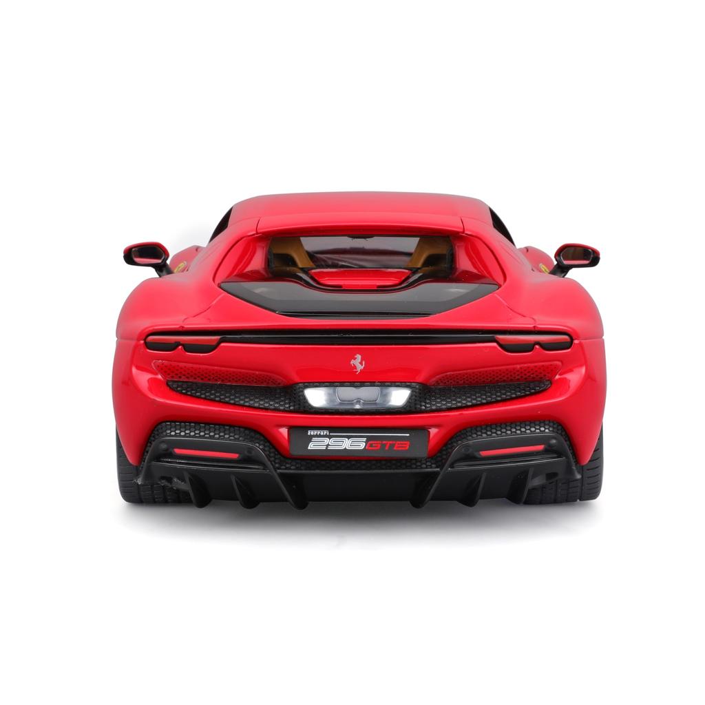 Bburago Ferrari 296 GTB Hybrid 830HP V6 2021 Red Mini Car Diecast Car Finished Product 1/18 18-16018