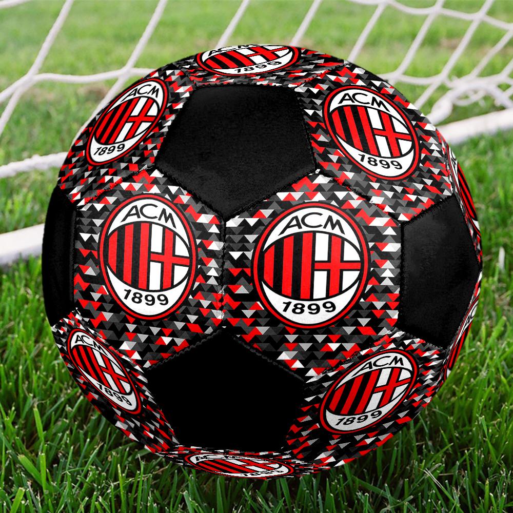 AC Mailand Thema Größe 5 Fußball, Geeignet für Indoor- und Outdoor-Spiele, ein Geschenk für jeden geeignet.