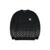 MLB New York Yankees Logo Gradient Full Print Pullover Long Sleeve Sweatshirt Unisex Sweatshirt Black 3AMTM1024-50BKS