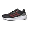 Runfalcon 3.0 Fabric Comfortable Versatile Non-Slip Low-Top Running Shoes Kids Sneakers Black Red IE7252