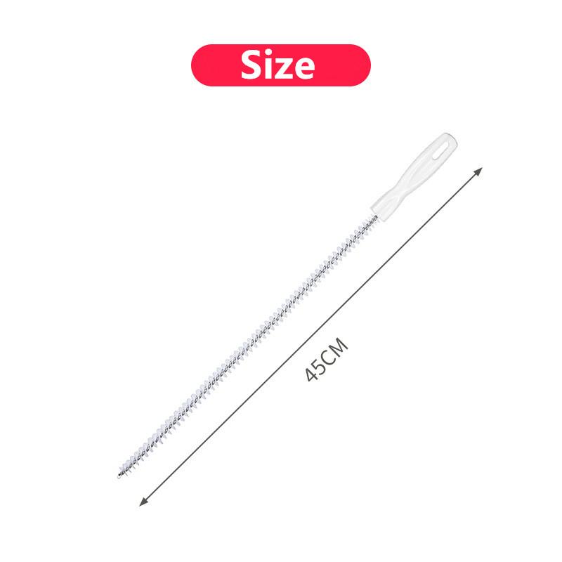 Pipe Dredging Brush Long Clean Kitchen Bathroom Hair Sewer Sink Cleaning Drain Pipe Flexible Cleaner Clog Plug Hole Remover Tool KTY