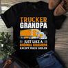 Nonno Autista Proprio Come un Nonno Normale Tranne Molto Più Figo T-shirt da Uomo e da Donna