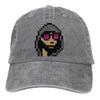 Verstellbare einfarbige Baseballkappe #1034 YABC Gewaschene Baumwolle NFT CryptoPunk YABC Sport Damen Hut