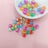200 Pièces Perles en Verre Colorées Pour Fabrication de Bijoux DIY Bracelet Boucles d'Oreilles Breloques Perles de Collier Perles Forme Cœur