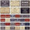 Vintage French Retro Metal Tin Sign Bar Pub Club Wall Decor Iron Painting Decorative Plate 26T0104 26T0104