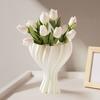 Flower Arrangement 3D Printed Flower Vases Twisted Design Flower Bottle Home Desktop Decorations
