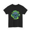 Neon DJ Skull T-Shirt | Skull with Headphones and Sunglasses, Cool Style Tee