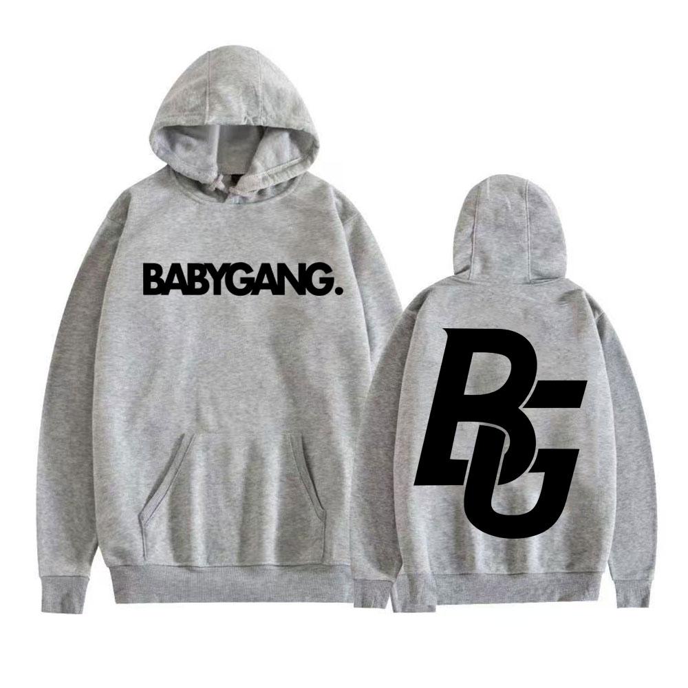 Rapper Baby Gang Album Logo Hoodie Herren Damen Kleidung Fleece Hohe Qualität Sweatshirt Mode Gothic Übergroße Hoodies Streetwear