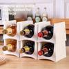 Porte-bouteilles de vin simple empilable épaissi