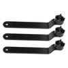 3pcs Clé pour Meuleuse d'Angle à 4 Griffes Professionnelle Efficace Épaissie Réglable Clé pour Meuleuse d'Angle