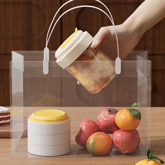 Press-Release Ice Cube Tray Coffee Cup Set Portable 2-in-1 Ice Maker And 400ml Drinking