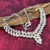 White Topaz Gemstone Jewelry, 925 Sterling Silver Handmade Necklace Wonderful Jewelry Necklace, For Memorial Day