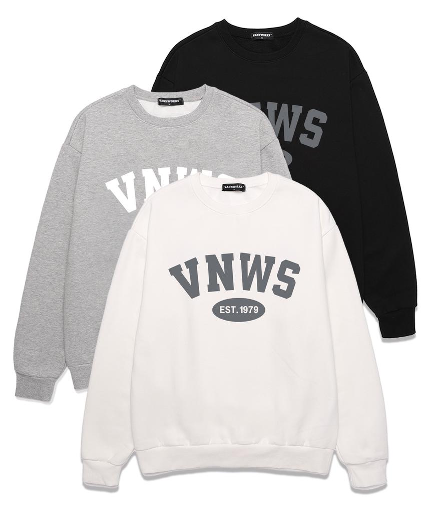 VANNWORKS Vnws Arch Logo Sweatshirt (Vs0016) White (Type A)