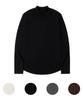 Nodeun Fleece-Lined Body Fit Mock Neck Half Turtleneck Knit - 4 Colors