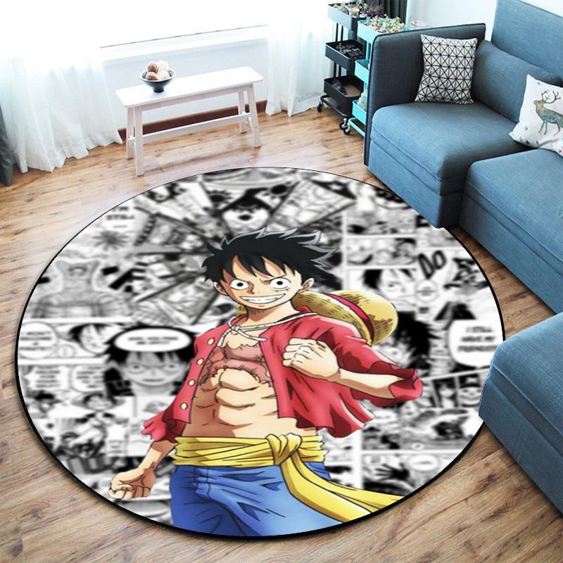 Süßer Affe D. Luffy aus dem japanischen Manga ONE PIECE Teppich ist weich, Zuhause, Schlafzimmer, Fußmatte Dekoration, und rutschfester Teppich E9