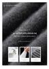 Women's Rolled Edge Cashmere Button-Up Cardigan, Half-High Collar Sweater Coat.
