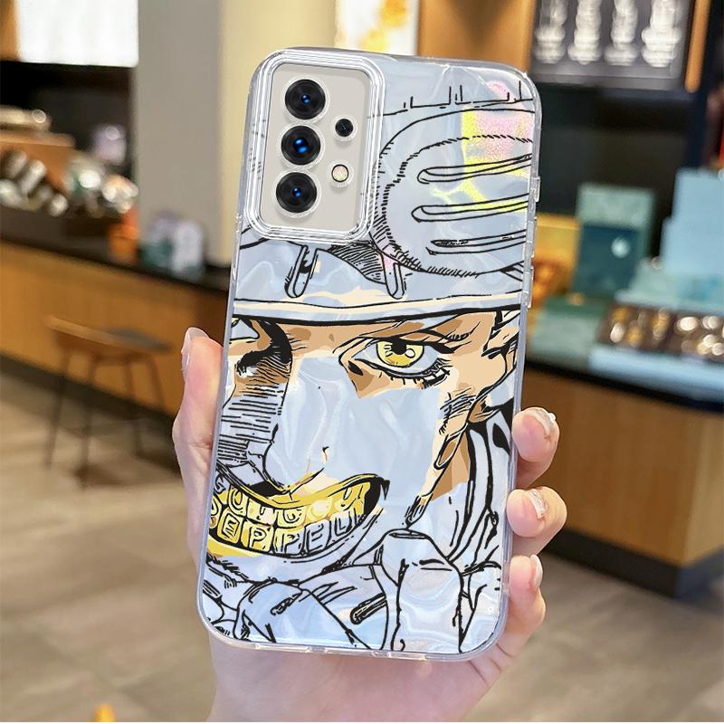 Hot JoJo Steel Ball Run Phone Case For Samsung Galaxy S25 S24 S23 S22 S21 Plus Ultra A73 A72 A71 A55 A54 A53 Hard Non-Slip Cover