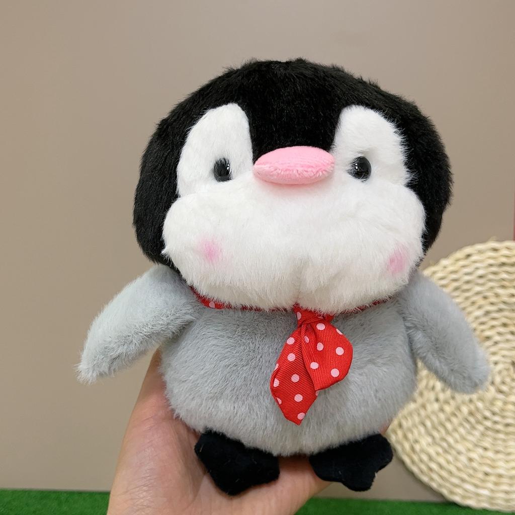 Penguin Doll Plush Toy Tie Knot Doll Holiday Gift Wedding Throw Eight Inch Grab Doll