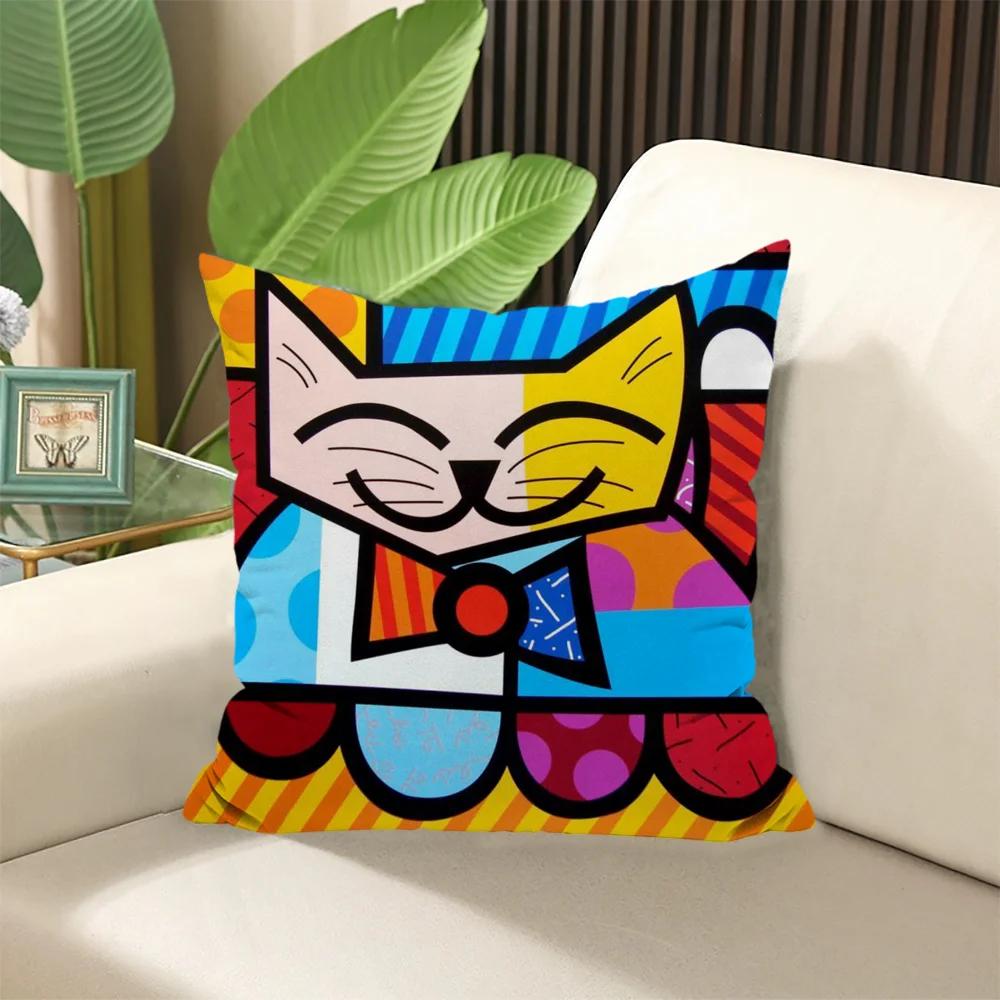 Housse de Coussin Britto  ×  Coussins Rembourrés Taies d'Oreiller Coussins Décoratifs pour Canapé Housses Élégantes pour Chambre Sommeil Textile de Maison