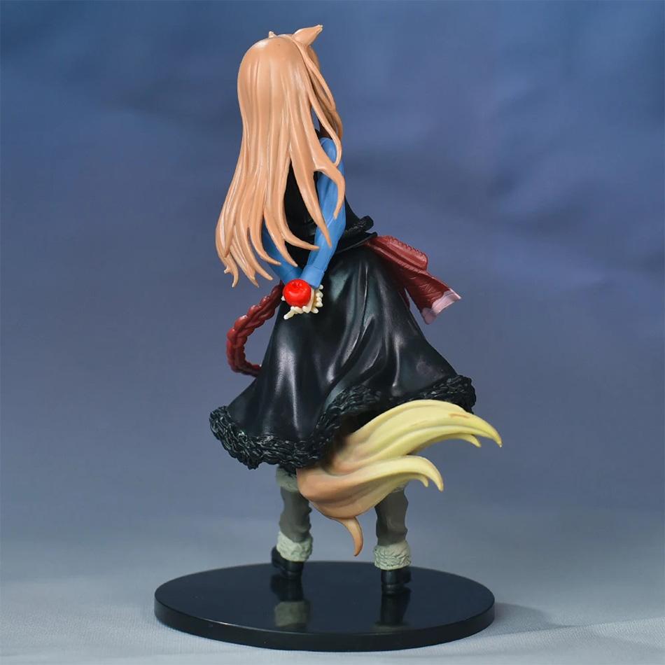 Aixlan Spice And Wolf Holo Wink Girl mit Wolfsschwanz PVC Action Figur Sammlerstück Geburtstagsgeschenk für Anime-Fans