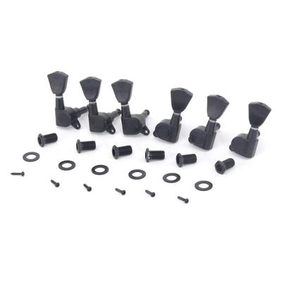 Musiclily Pro 3x3 Guitar Tuners with Black Keystone Buttons