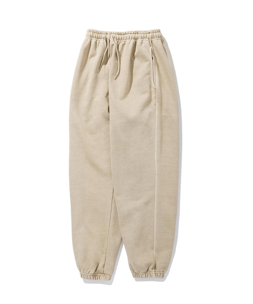 Peulomeitubi Plain Heavy Training Pants Beige Tobtp102-Z