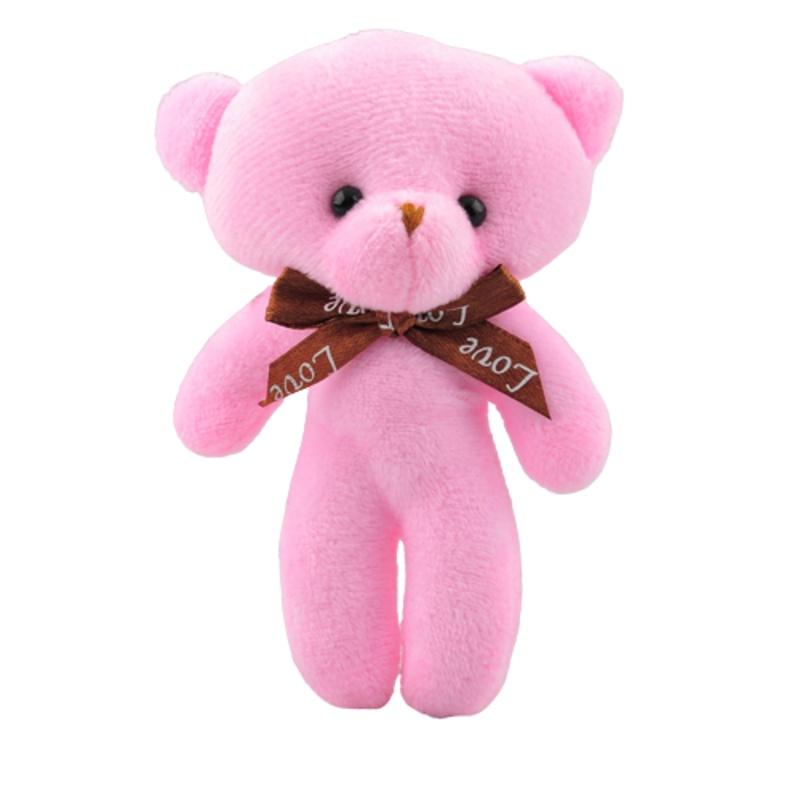 Bear Teddy Plush Toy Keychain Keyring Pendant Stuffed Doll Gift Kids Girlfriend