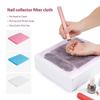 200Pcs Disposable Nail Dust Collector Filter Paper Nail Art Vacuum Dust Collector  Nail Art