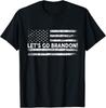Andiamo Brandon Joe Biden Canto Impeachment Biden Bandiera USA T-shirt Unisex