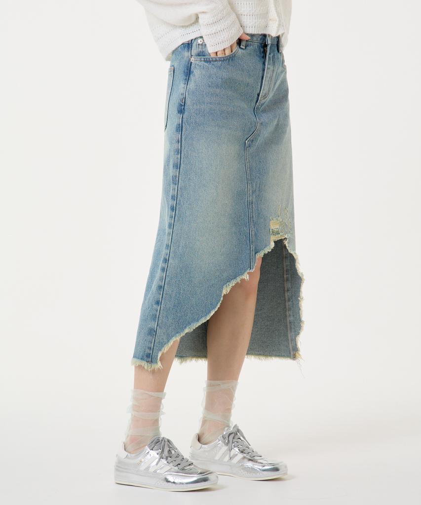 Unknown Planet Lau Denim Skirt Blue