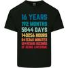 16th Birthday 16 Year Old Mens Cotton T-Shirt Tee Top