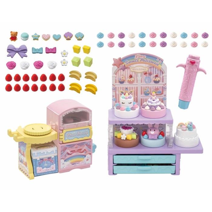 Takara Tomy Ricchan Yumedeco Patissier Ponpon Whip Dress-Up Pretend Play Toy 3+ 14.0x36.0x26.0cm