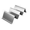 Easy-Access Handle Stainless Steel Taco Holders V-Shaped Reversible Tortilla Holder Non-Stick Stackable Sushi Holder Outdoor BBQ