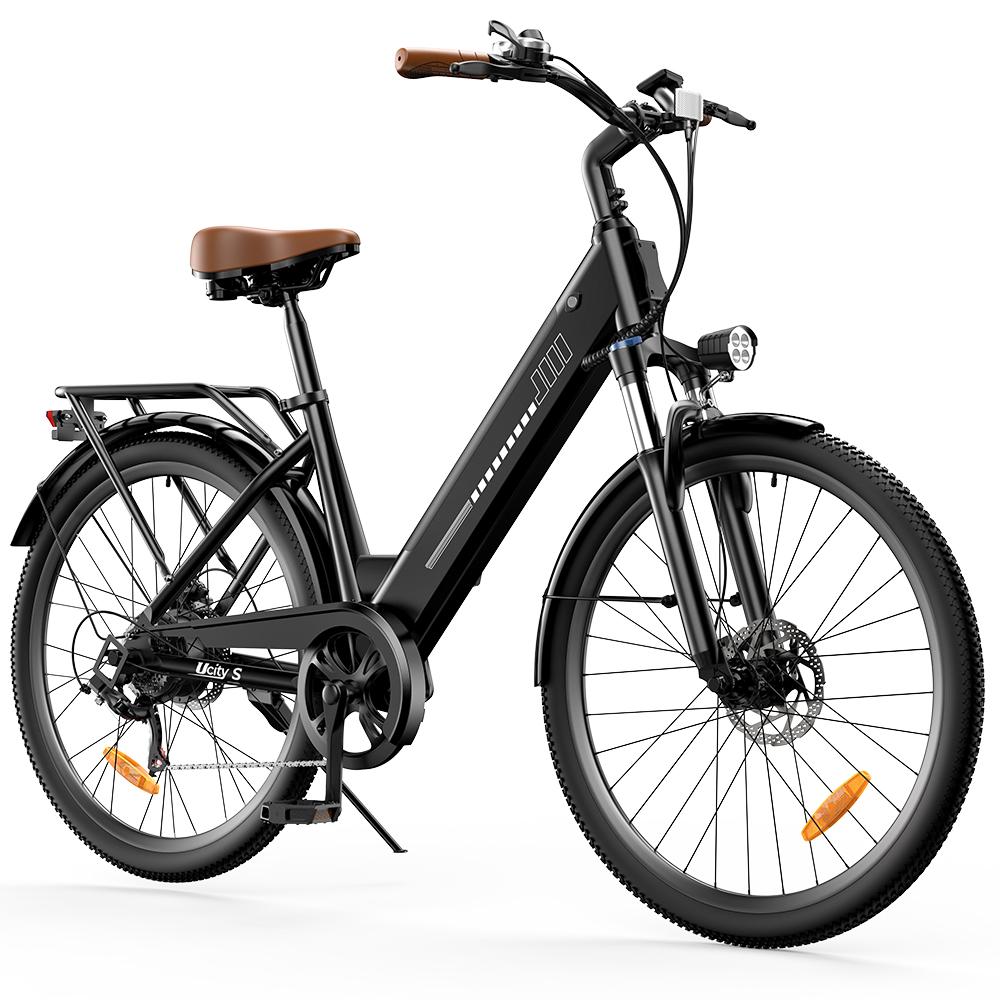 IScooter Ucitys Městské elektrické kolo pro dojíždění Unisex Motor 350W Baterie 36V13Ah Nosnost 120 KG Dojezd 88KM Městské E-kolo