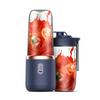 Storcător electric cu 6 lame, 2 căni, pentru călătorii, storcător portabil, mixer, încărcare USB, blender personal pentru suc de fructe proaspete, smoothie