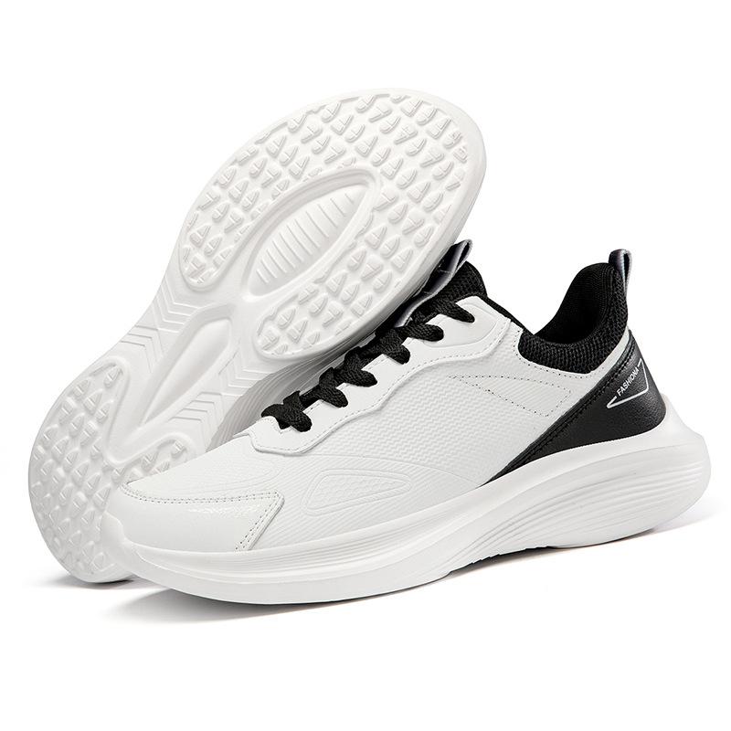 New spring sports men's shoes fashionable and lightweight sports black casual shoes versatile soft-soled shoes lightweight