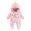 Newborn Baby Winter Jacket Warm Hooded Infant Romper Thicken Soft Cotton Boys Jumpsuit Cartoon Baby Girl Clothes