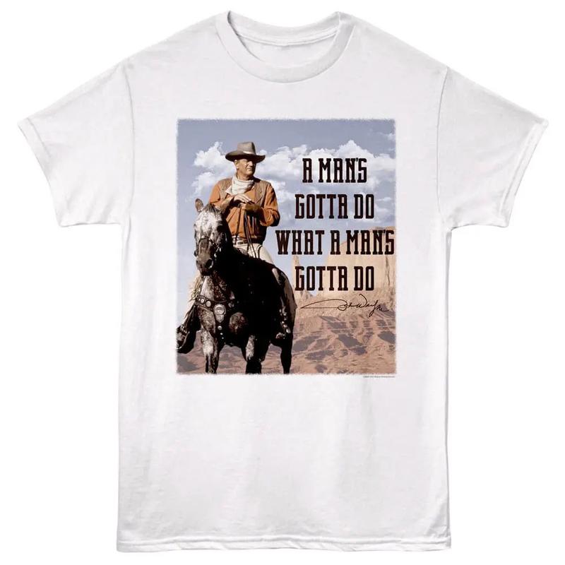 John Wayne Signature Cowboy Unisex T-Shirt