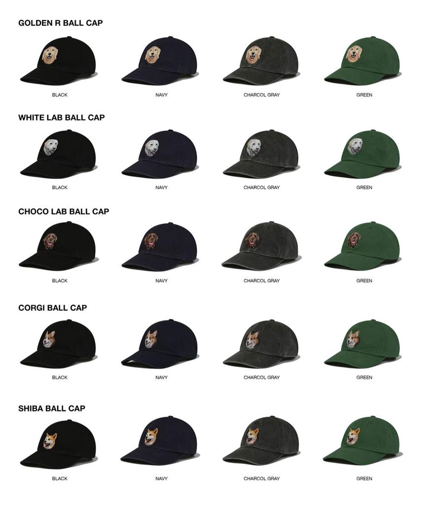 RETRIEVER CLUB Corgi Ball Cap [Green]