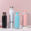 Portable Insulated Sports Cup with Straw - Stainless Steel for Outdoor Use by Men and Women
