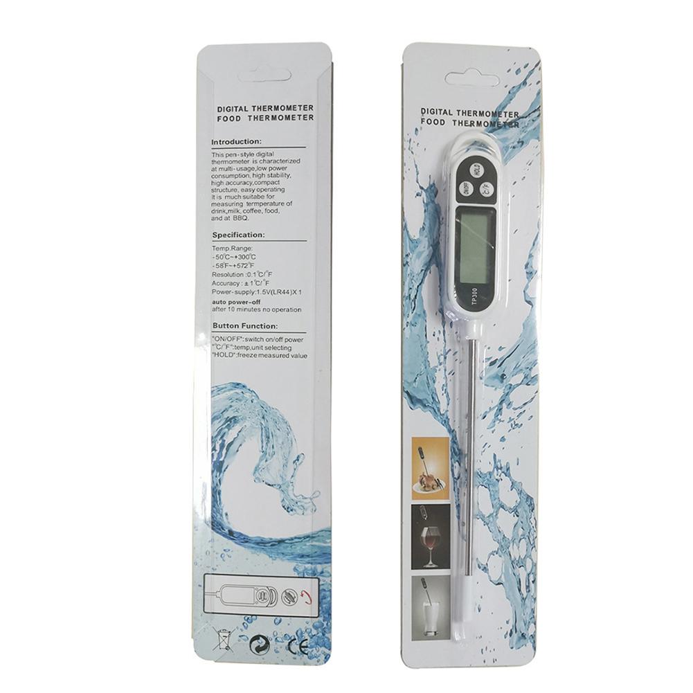 TP300 Digital Food Thermometer Instant Read Electronic Food Thermometer LCD Display Meat Thermometer for Meat /Cooking /BBQ/Milk
