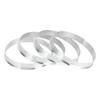 INFINAUTO Navringar 66,6 mm Inner till 67,1 mm Ytterdiameter Fordonsfälgnavringar Aluminiumlegering 4 st