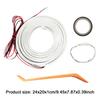 LED Car Trunk Light Strip Self Adhesive Automatic Tail Box Light No Drilling Auto Sensor Tail Light Strip for Truck Trunk Decor