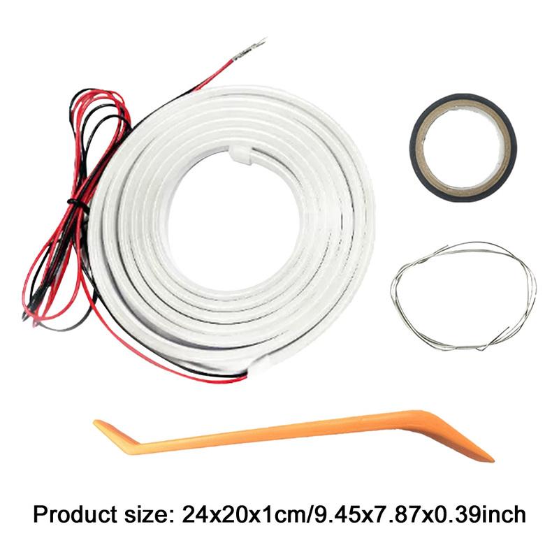 LED Car Trunk Light Strip Self Adhesive Automatic Tail Box Light No Drilling Auto Sensor Tail Light Strip for Truck Trunk Decor