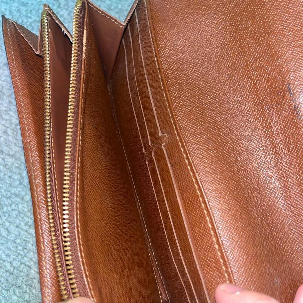 Used LOUIS VUITTON Monogram Portefeuille Sarah Long Wallet