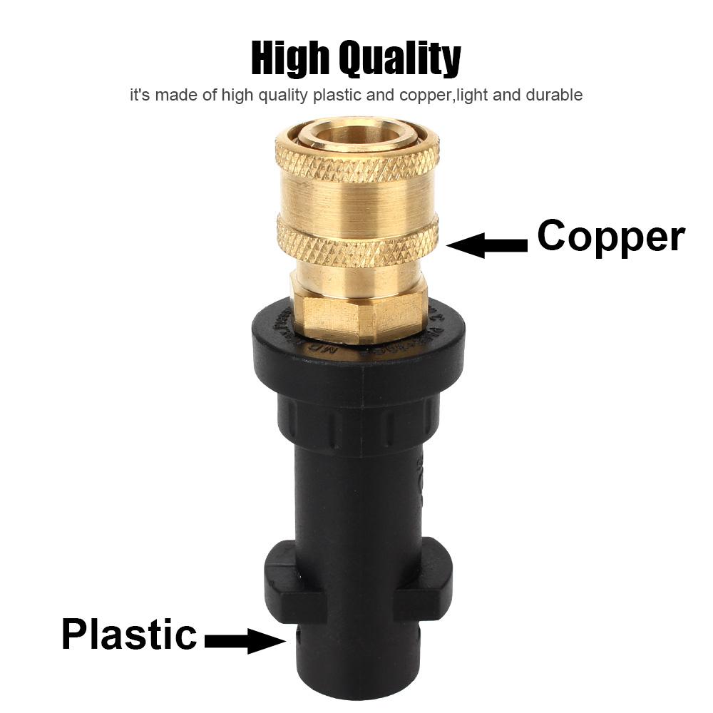 High Pressure Cleaning Gun Connector Interface For Karcher K K2 K3 K4 K5 K6 K7 Foam Pot Washing Tools Universal 12mm/0.47"
