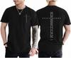 T-shirts Chrétiens pour Hommes Vintage Croix Religieuse Verset Biblique T-shirt Jésus Foi T-shirt Graphiques Inspirants
