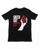 T-shirt Green Day American Idiot 100% Coton Hauts Homme Top Homme Musique Rock Groupe Classique Nouveau Noir